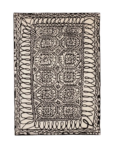Nanimarquina Black on White Estambul Rug 200x300 cm