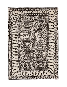 Nanimarquina Black on White Estambul Tappeto 300x400 cm
