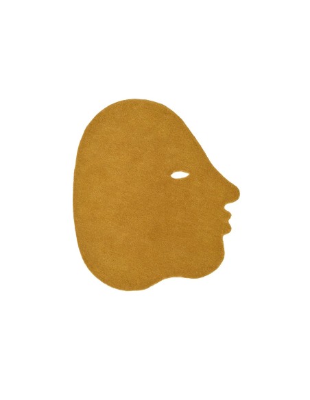 Nanimarquina Talk talk S Rug mustard 85x95  cm