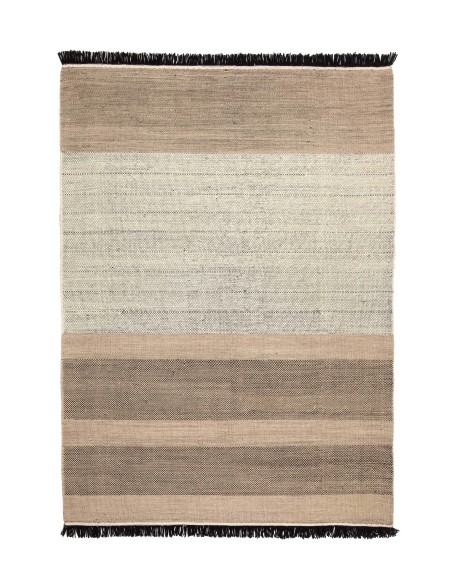 Nanimarquina Tres Stripes Tappeto Black 250x350  cm