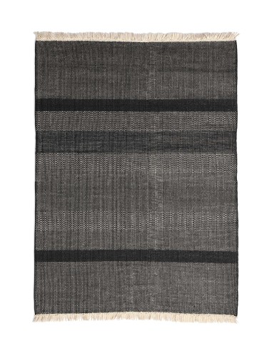 Nanimarquina Tres Texture Rug Black 170x240  cm