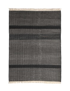 Nanimarquina Tres Texture Rug Black 200x300  cm