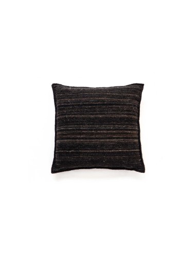 Nanimarquina Wellbeing Heavy Kilim Cushion Negro 80x80  cm
