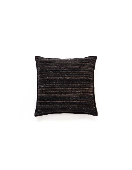 Nanimarquina Wellbeing Heavy Kilim Cushion Negro 80x80  cm