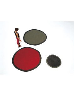 Nanimarquina Aros Round Rug Green 100x100  cm 2