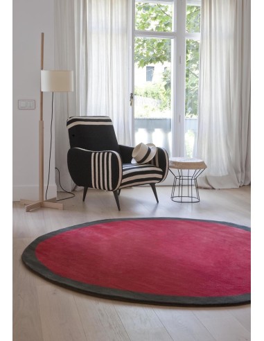 Nanimarquina Aros Round Tappeto Red 100x100  cm