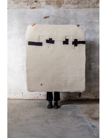 Nanimarquina Chillida Gravitación 1991 Arazzo 120x138cm cm