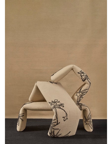 Nanimarquina Folded Pouf L Flowers Flowers cm