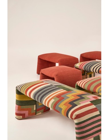 Nanimarquina Folded Pouf L Pattern Pattern cm