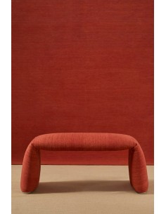 Nanimarquina Folded Pouf M Saffron Red Saffron Red cm 2