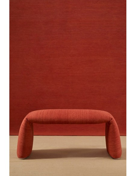 Nanimarquina Folded Pouf M Saffron Red Saffron Red cm