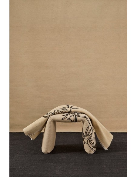 Nanimarquina Folded Pouf S Flowers Flowers cm