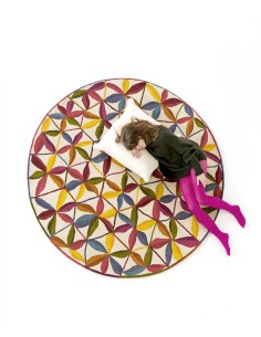 Nanimarquina Kala Round Tappeto Multicolor 125x125  cm 2
