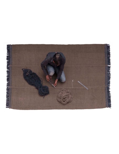 Nanimarquina Mia Rug Brown 170x240  cm
