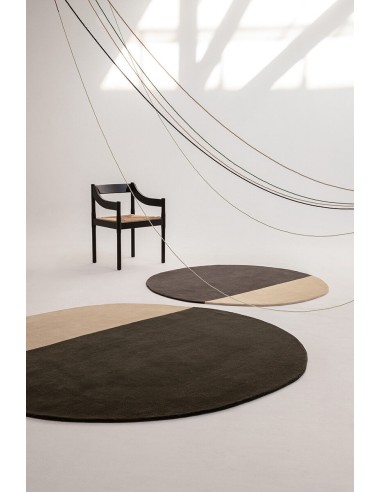 Nanimarquina Pearl Round Tappeto Black 150x148  cm