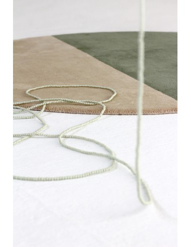 Nanimarquina Pearl Round Rug Green 250x247  cm