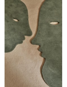 Nanimarquina Talk Talk M Rug blueish green 100x140  cm 2