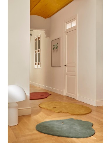 Nanimarquina Talk talk S Rug blueish green 85x95  cm