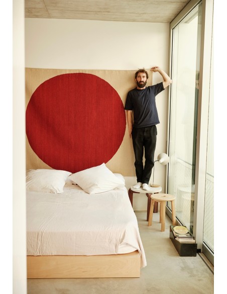 Nanimarquina Topo Tappeto Red 250x350  cm