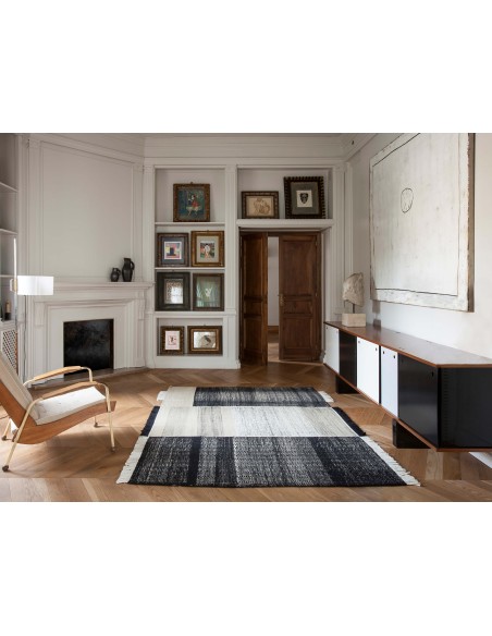 Nanimarquina Tres Rug Black 170x240  cm