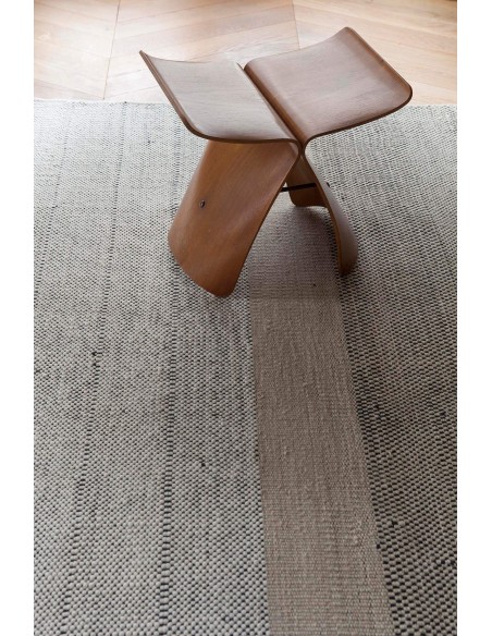 Nanimarquina Tres Stripes Tappeto Black 170x240  cm