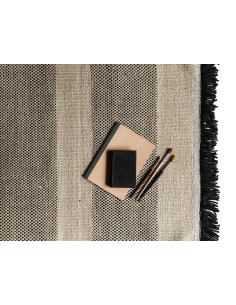 Nanimarquina Tres Stripes Rug Black 250x350  cm 2