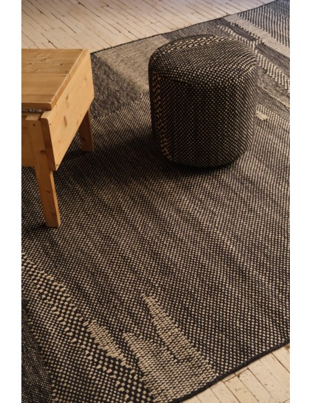 Nanimarquina Wabisabi Pouf S Anthracite 40x40x43  cm