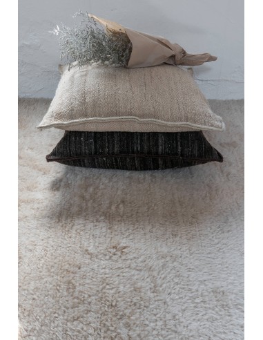 Nanimarquina Wellbeing Heavy Kilim Cushion Negro 80x80  cm
